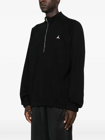 Roa Logo 490gsm Heavy Half Zip Clothing In Neutral