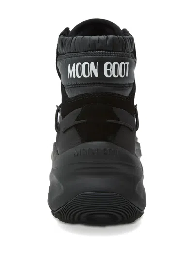 Moon Boot Black Moon247 Xlace Mid Sneakers