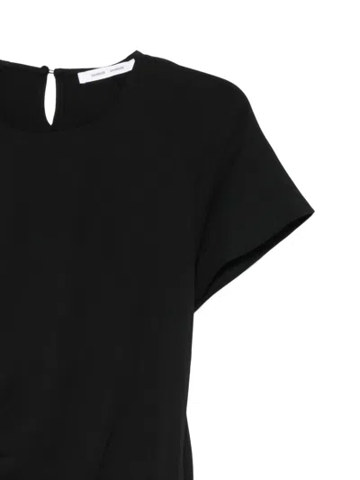 Samsoe & Samsoe Crew-neck Midi Dress In Black