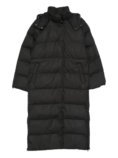 Samsoe & Samsoe Padded Parka Coat In Black