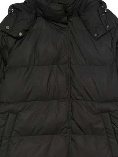 Samsoe & Samsoe Padded Parka Coat In Black