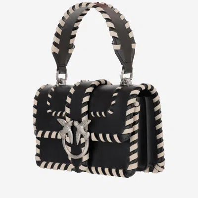 Pinko Structured Black Bag With Clean Lines In Black