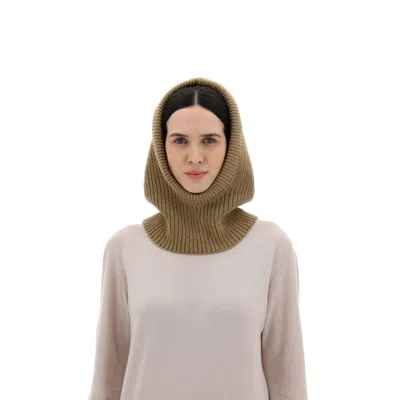 Herno Wool Balaclava Hat In Brown