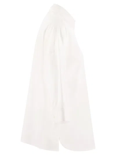 Weekend Max Mara Weekend Maxmara Giralda Soft Poplin Shirt In White