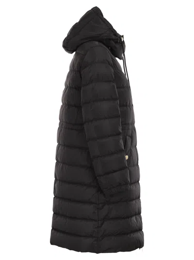 Weekend Max Mara Weekend Maxmara Cerbero Slim Fit Down Jacket In Water Repellent Taffeta In Black