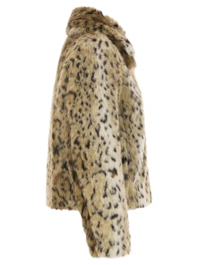 Maxmara Studio Uta Eco Friendly Fur In Multi
