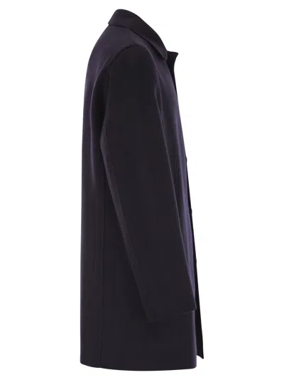 Paltò Alfredo Wool Coat In Blue