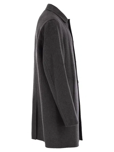 Paltò Alfredo Wool Coat In Gray