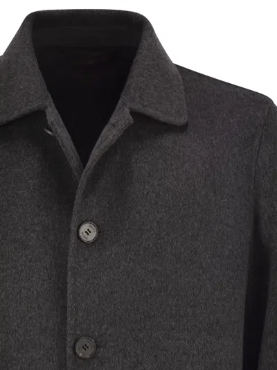 Paltò Alfredo Wool Coat In Gray