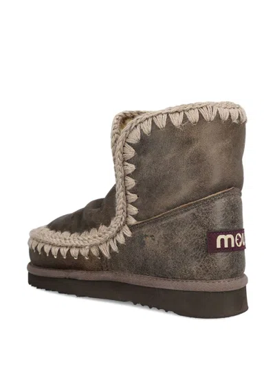 Mou Eskimo 18 Boots In Gray