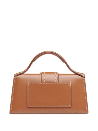 Jacquemus Le Bambino Leather Tote Bag In Light Brown 2
