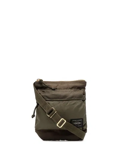 Porter Force 2way Nylon Crossbody Bag In Brown