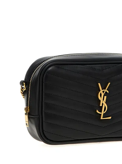 Saint Laurent 'mini Lou' Crossbody Bag In Black