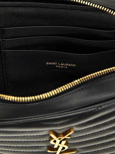 Saint Laurent 'mini Lou' Crossbody Bag In Black