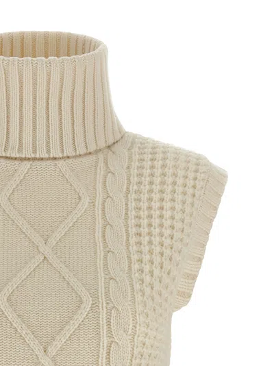 Perfect Moment 'crystal' Vest In Neutral