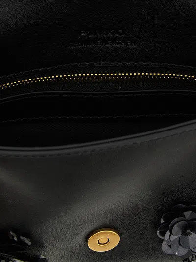 Pinko 'baby Love Slouchy' Small Shoulder Bag In Black