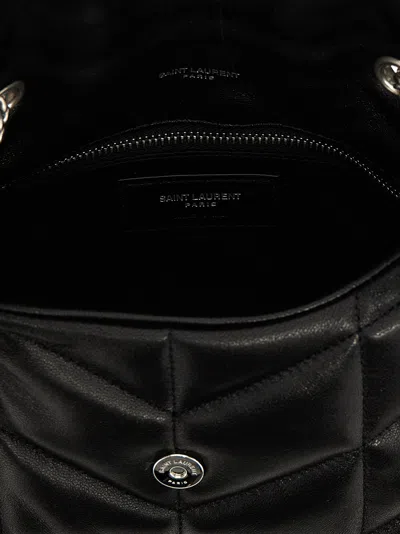 Saint Laurent 'puffer Toy' Shoulder Bag In Black
