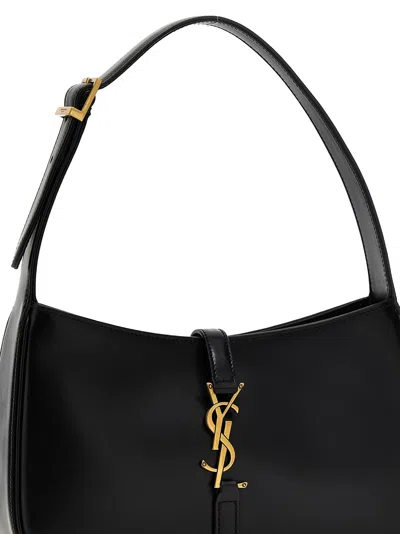 Saint Laurent 'hobo Le 5 À 7' Shoulder Bag In Black