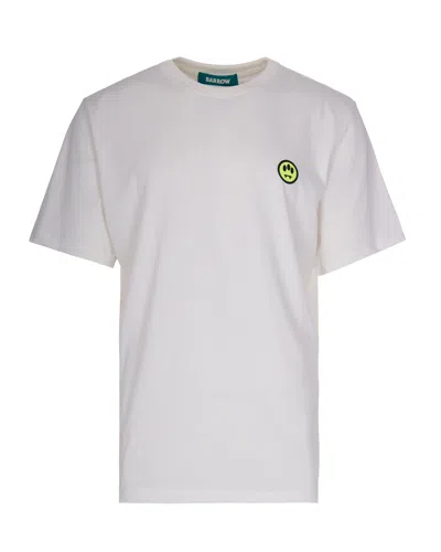 Barrow T-shirt Iconic Bianca In White