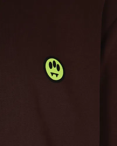 Barrow Felpa Con Cappuccio Marrone In Brown