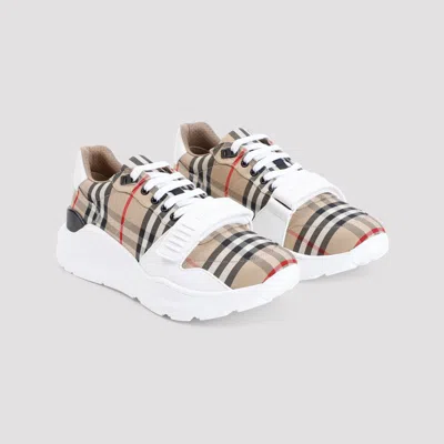 Burberry New Regis Check Sneaker In Multi