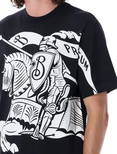 Burberry Short Sleeve T-shirt In Blue