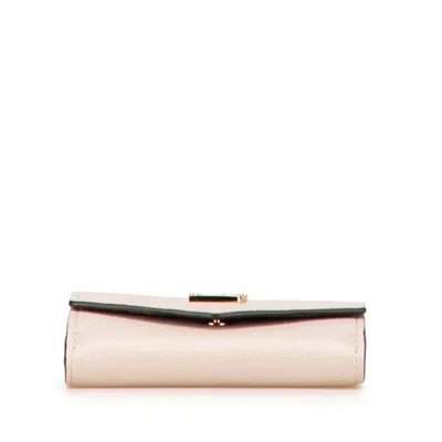 Pre-owned Louis Vuitton Grayish Leather Wallet (tri-fold) ()