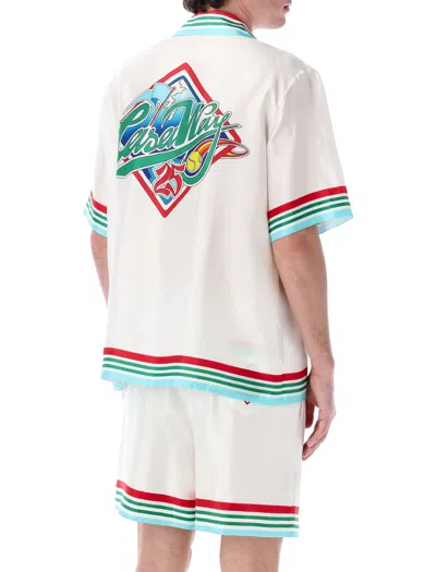 Casablanca Casa Way World Series Shirt In White