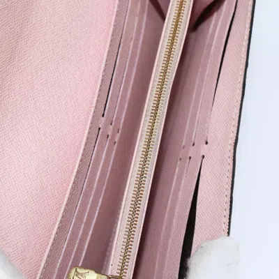 Pre-owned Louis Vuitton Portefeuille Sarah Brown Canvas Wallet  ()