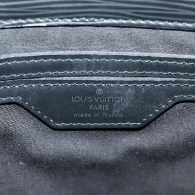 Pre-owned Louis Vuitton Sac Plat Bag Epi Leather Black Leather Handbag ()