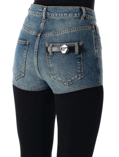 Coperni Dual-tone Organic Cotton Pants In Blue