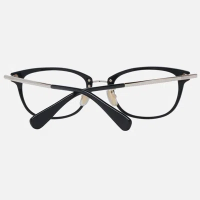 Max Mara Black Plastic Glasses Women's (frames) In Black