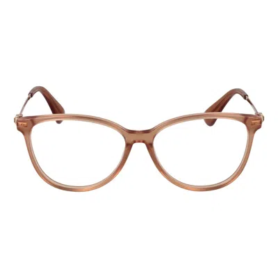 Max Mara Brown Acetate Glasses Women's (frames) In Brown
