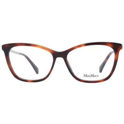 Max Mara Brown Plastic Glasses Women's (frames) In Brown