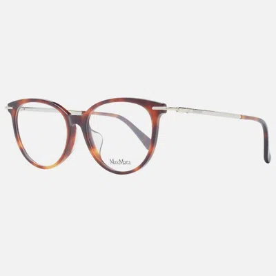 Max Mara Brown Plastic Glasses Women's (frames) In Brown