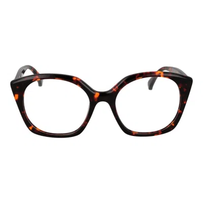 Max Mara Brown Plastic Glasses Women's (frames) In Brown
