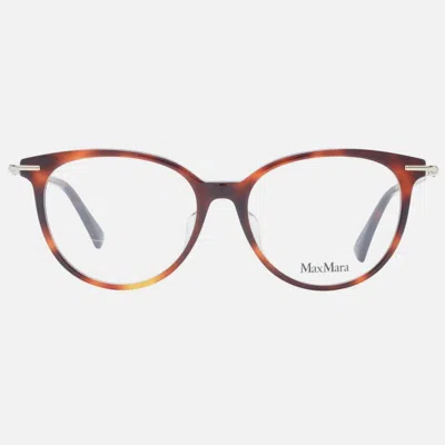 Max Mara Brown Plastic Glasses Women's (frames) In Brown