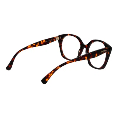 Max Mara Brown Plastic Glasses Women's (frames) In Brown
