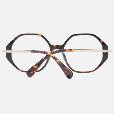 Max Mara Brown Plastic Glasses Women's (frames) In Brown