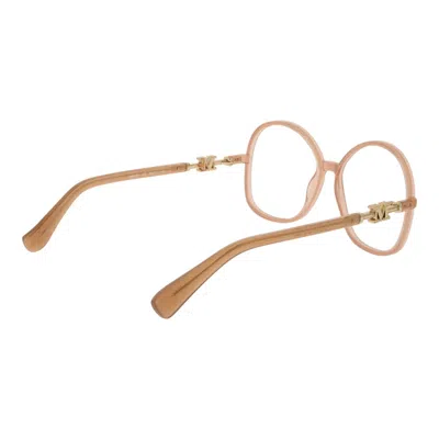 Max Mara Pink Women Glasses Frame In Brown