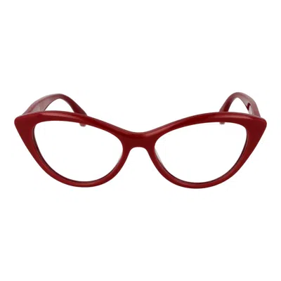 Max Mara Red Acetate Glasses Women's (frames) In Red