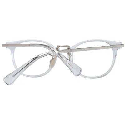 Max Mara Pink Women Optical Frames In White