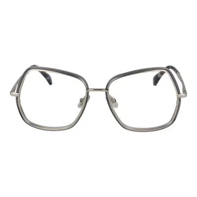 Max Mara Silver Women Optical Frames In Silver