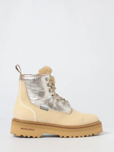 Woolrich Boots  Woman Color Cream In Brown