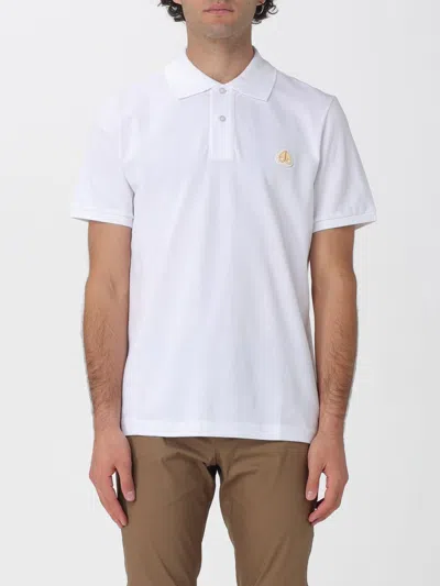 Moose Knuckles Polo Shirt  Men Color White In White