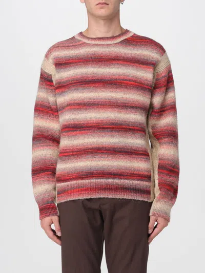 Paul Smith Striped Sweater In Brown