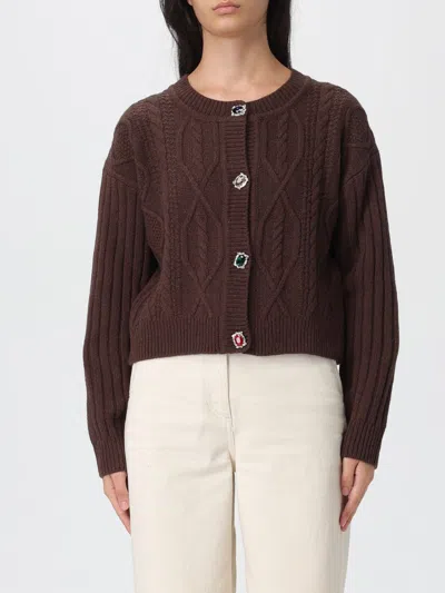 Liu •jo Women's Knitwear Liu Jo Mf5423 Ms040 X0385 In Brown