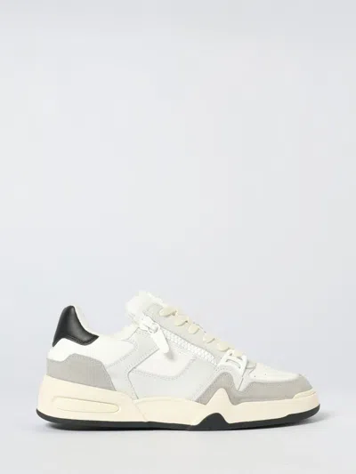 Giuseppe Zanotti Zip-detail Leather Sneakers In Multi