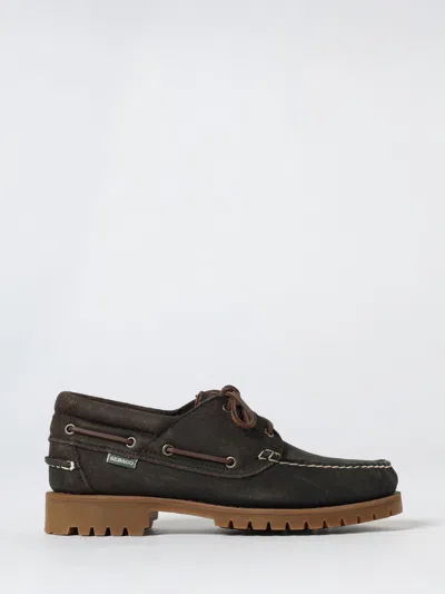 Sebago Acadia Suede Wax Boats Shoes In Brown