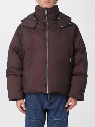 Etudes Studio Coat Études Men Color Brown In Animal Print